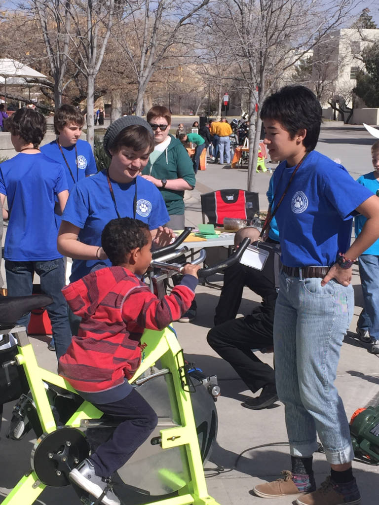 Students at NM MESA Day