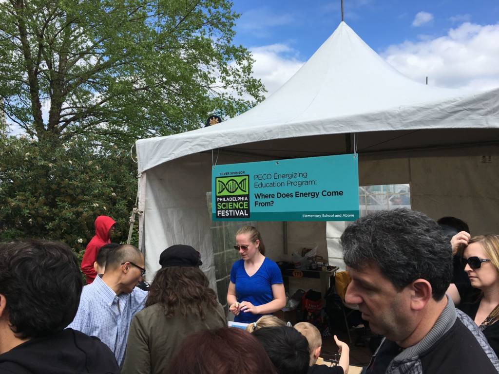 NEED Teachers at the Science Festival Tent