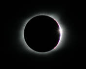 Solar eclipse at totality