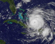 NOAA hurricane atmospheric view