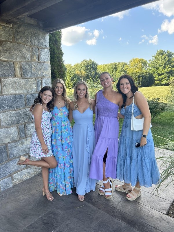 Group of women at a wedding