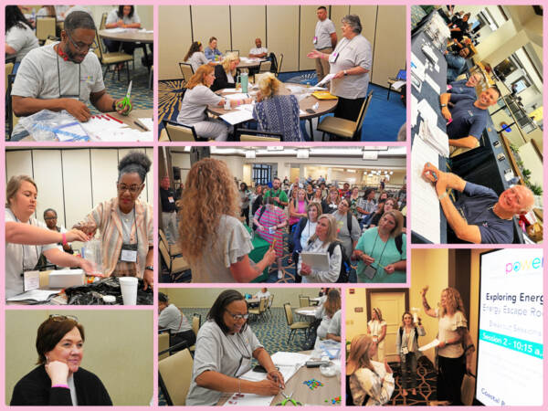 Collage of participants at the Empower Energy Education Workshop