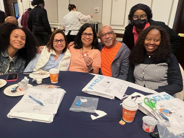 Teachers around a table