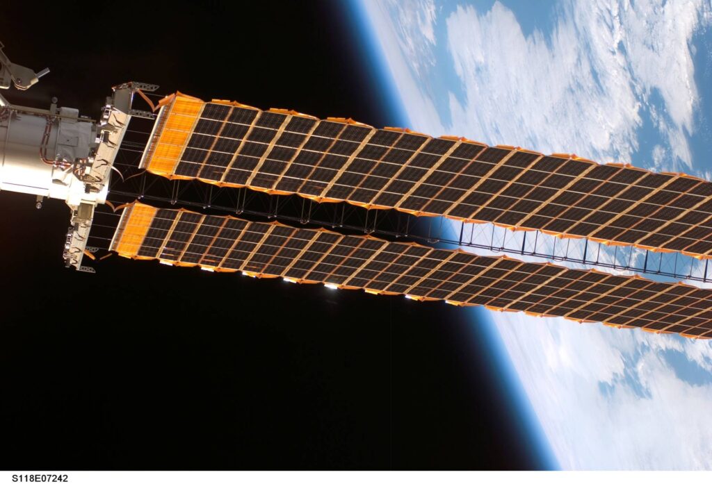 Astronauts Install Solar Panels in Space