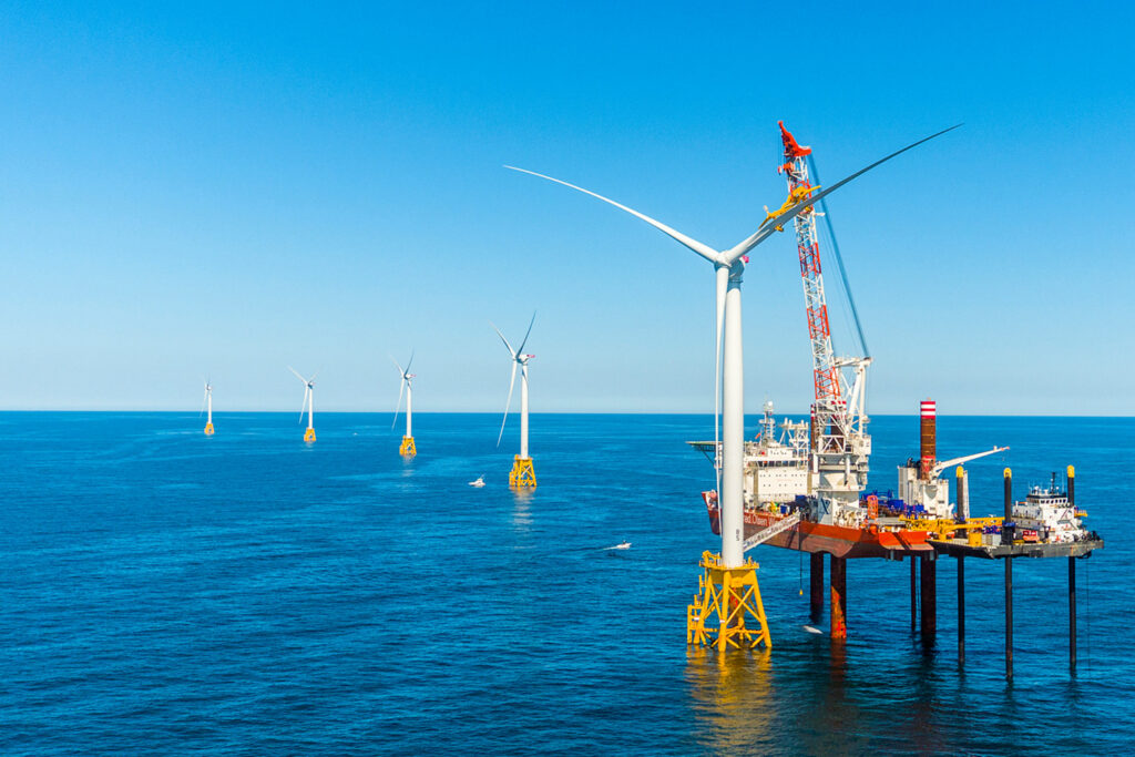 Nation’s First Offshore Wind Farm Under Construction