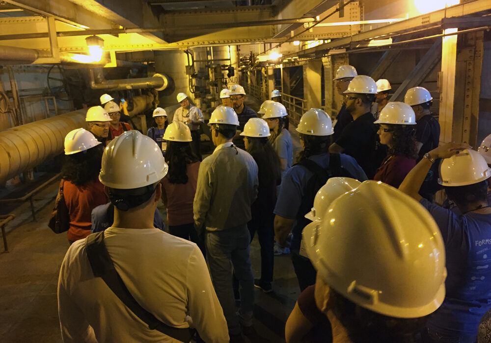 Attendees of the National Energy Conference on tour