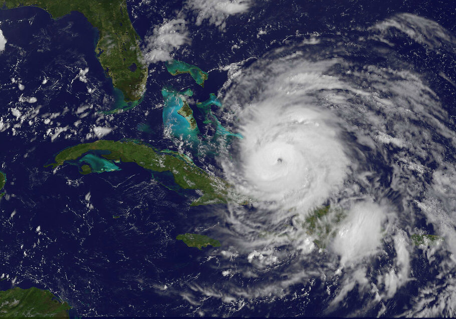 NOAA hurricane atmospheric view