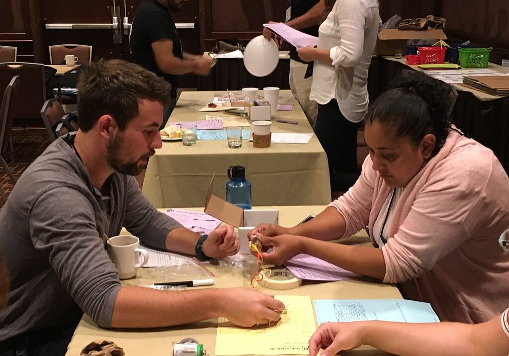 Teachers at Michigan oil and gas workshop