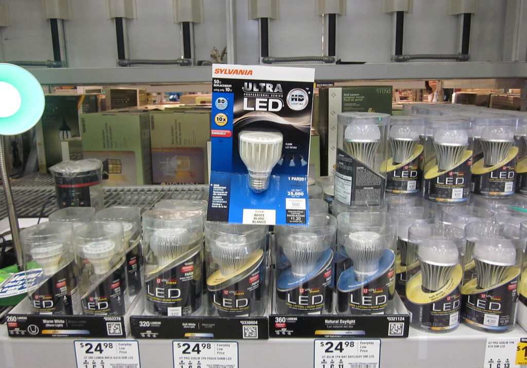 environmentally friendly LED light bulbs