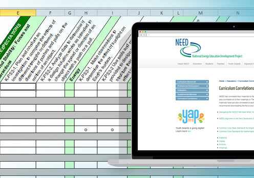 NEED's NGSS curriculum correlations