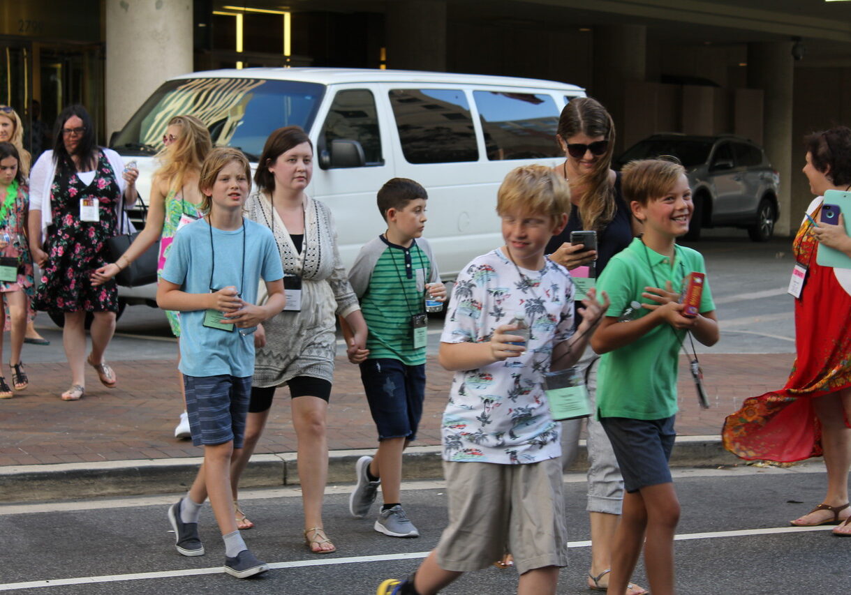 Students Walking